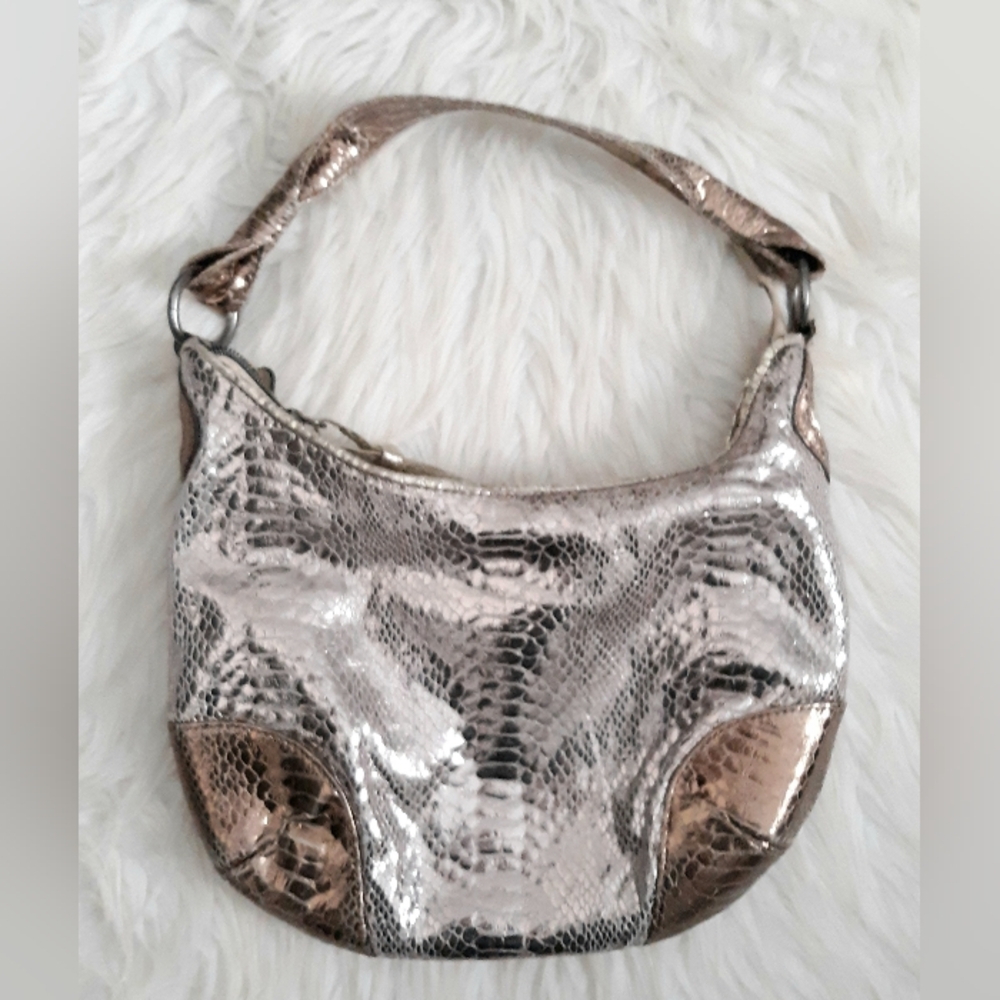 Maurices Snakeskin Hobo Bag